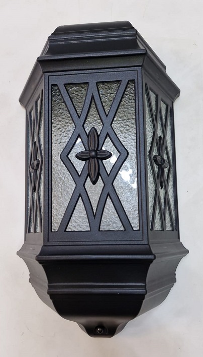 კედლის ლამპიონი  10-9 BL (შავი) 37სმX20სმX10სმ